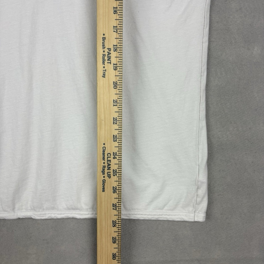M. Singer Henley Shirt Men’s Medium White Long Sleeve Made In USA Thin Casual - Picture 4 of 9